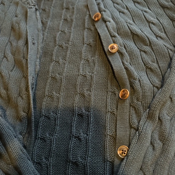 Brandy Melville Navy Cable Cardigan - Picture 5 of 5
